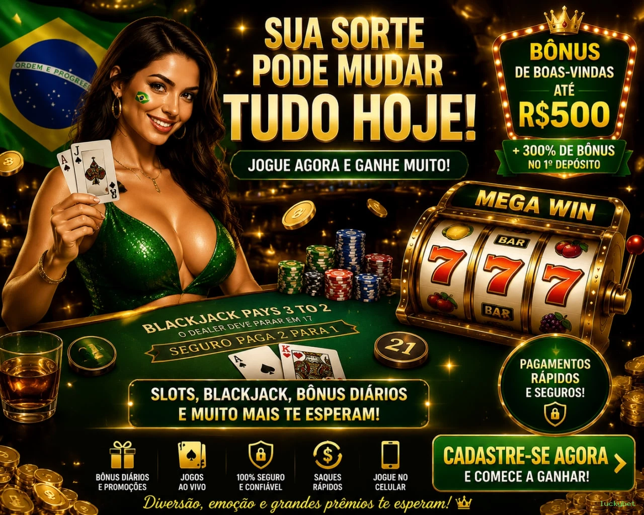 Imagem promocional do cassino online da luckybet mostrando jogos ao vivo